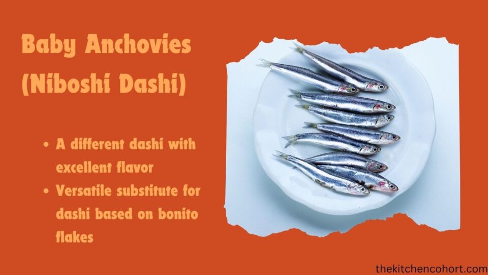 Using baby anchovies to prepare dashi