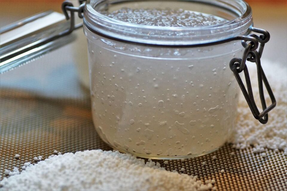 tapioca pearls and brewed tapioca