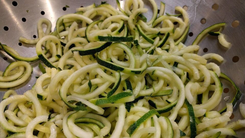 zoodles - zucchini noodles
