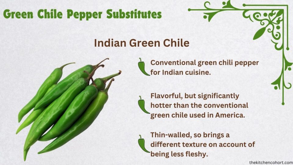 Indian green chile - the spicier alternative to conventional green chile