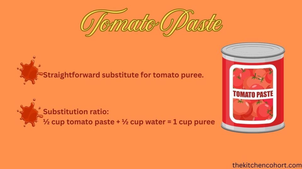 quick tomato puree substitution with tomato paste
