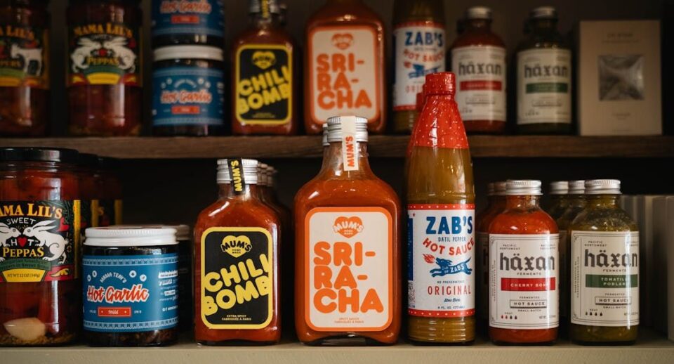 hot sauces and sriracha as chili sauce substitute